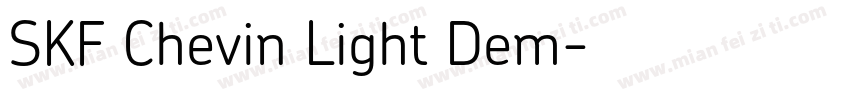 SKF Chevin Light Dem字体转换